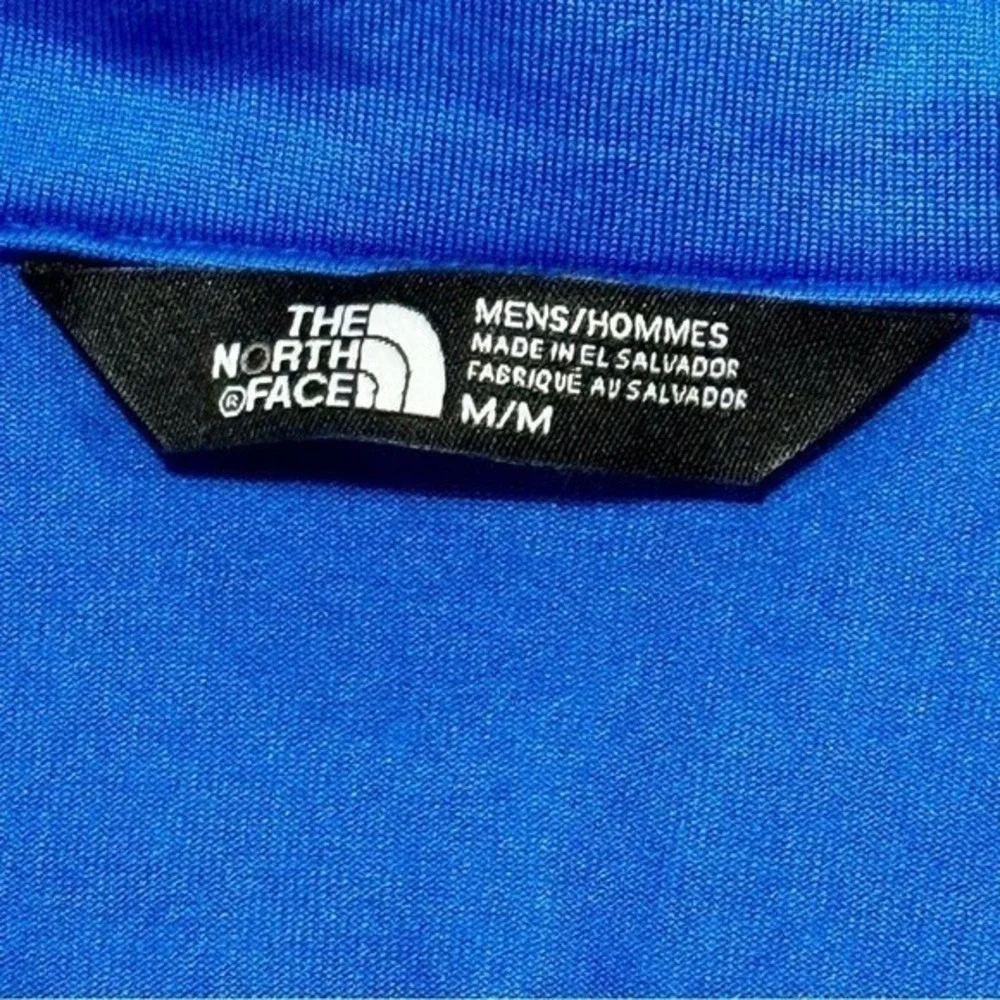 THE‎ NORTH FACE BLUE LIGHTWEIGHT MEN'S 1/4 ZIP SHIRT Size M Activewear Pullover